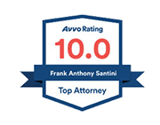 Avvo Rating 10.0 Frank Anthony Santini Top Attorney
