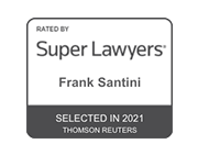 Rated By Super Lawyers Frank Santini Selected in 2021 Thomson Reuters